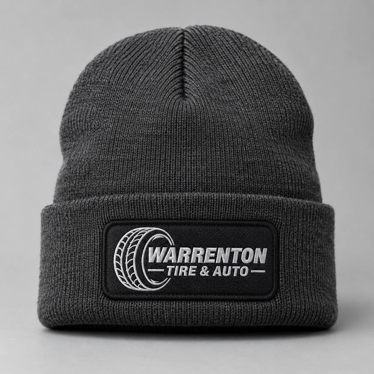 Beanies with Embroidered Patch