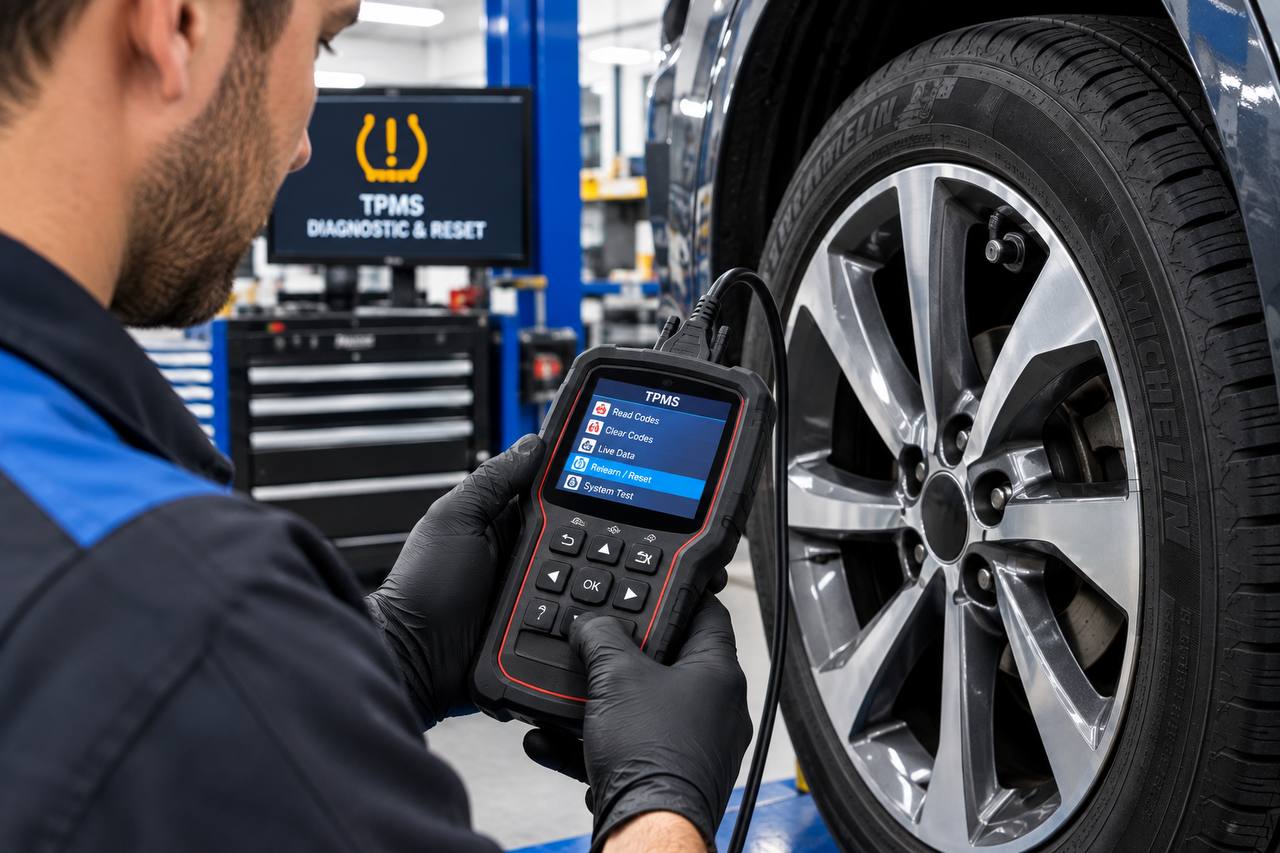 Tire Pressure Check & Inflation